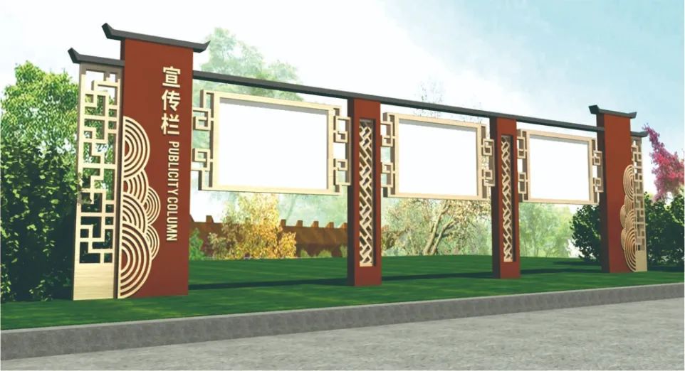 美麗鄉(xiāng)村黨建宣傳欄設(shè)計(jì)制作要點(diǎn)--【巨匠標(biāo)識(shí)，標(biāo)識(shí)制作廠家】